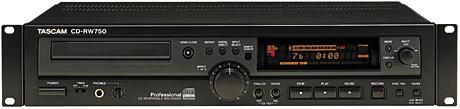 TASCAM CD-RW750 available from Overdrive Productions