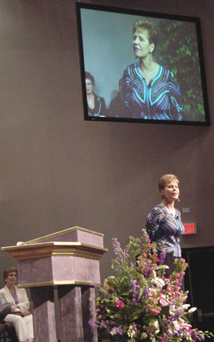 Overdrive Productions runs sound for special guest speaker Joyce Meyer at Grace Church International  Carrollton Texas April 24, 2005. 